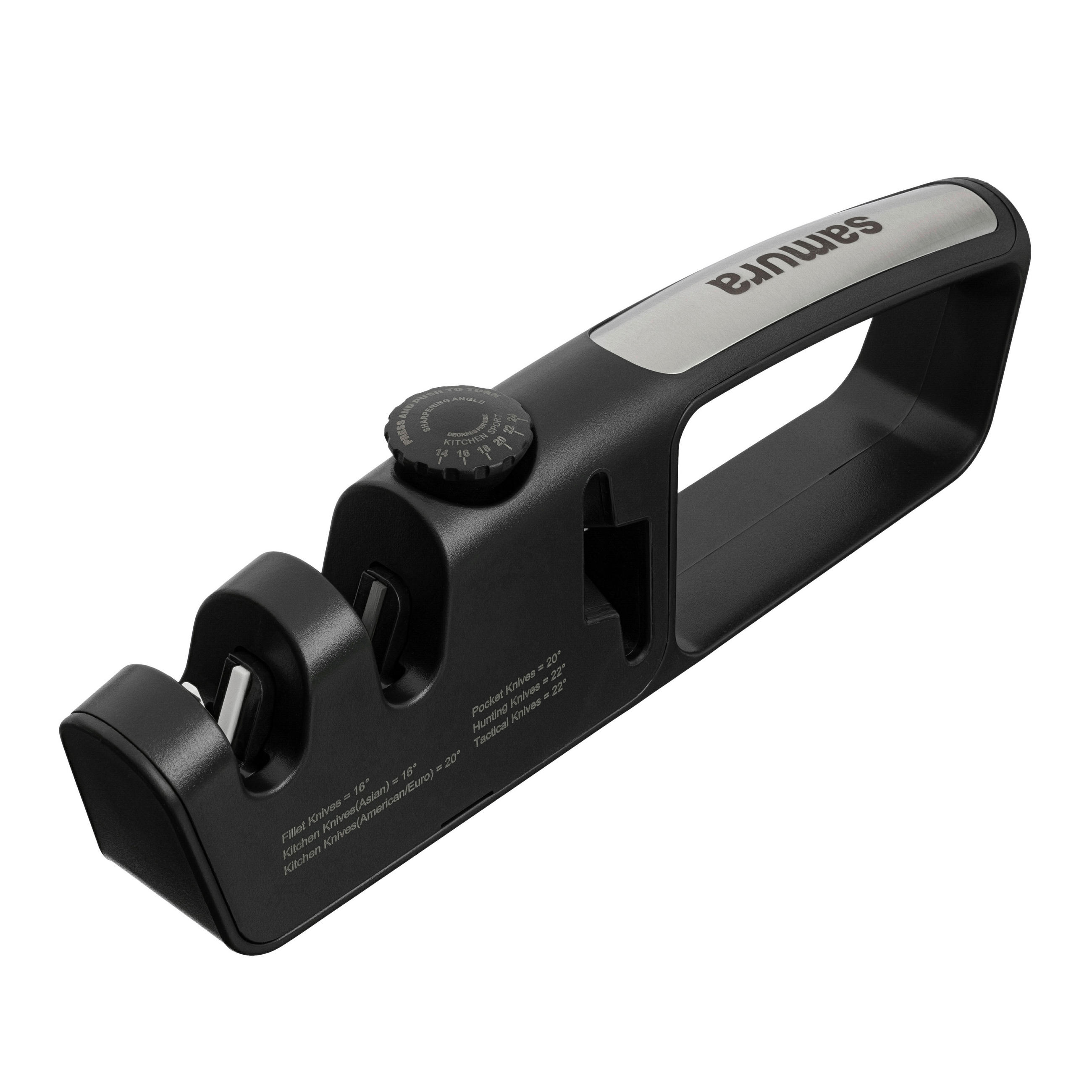 OŠTRILO NOŽEVA Samura Sharpener  - boje oplemenjenog čelika/crna, Basics, metal/plastika (13,5cm) - Samura