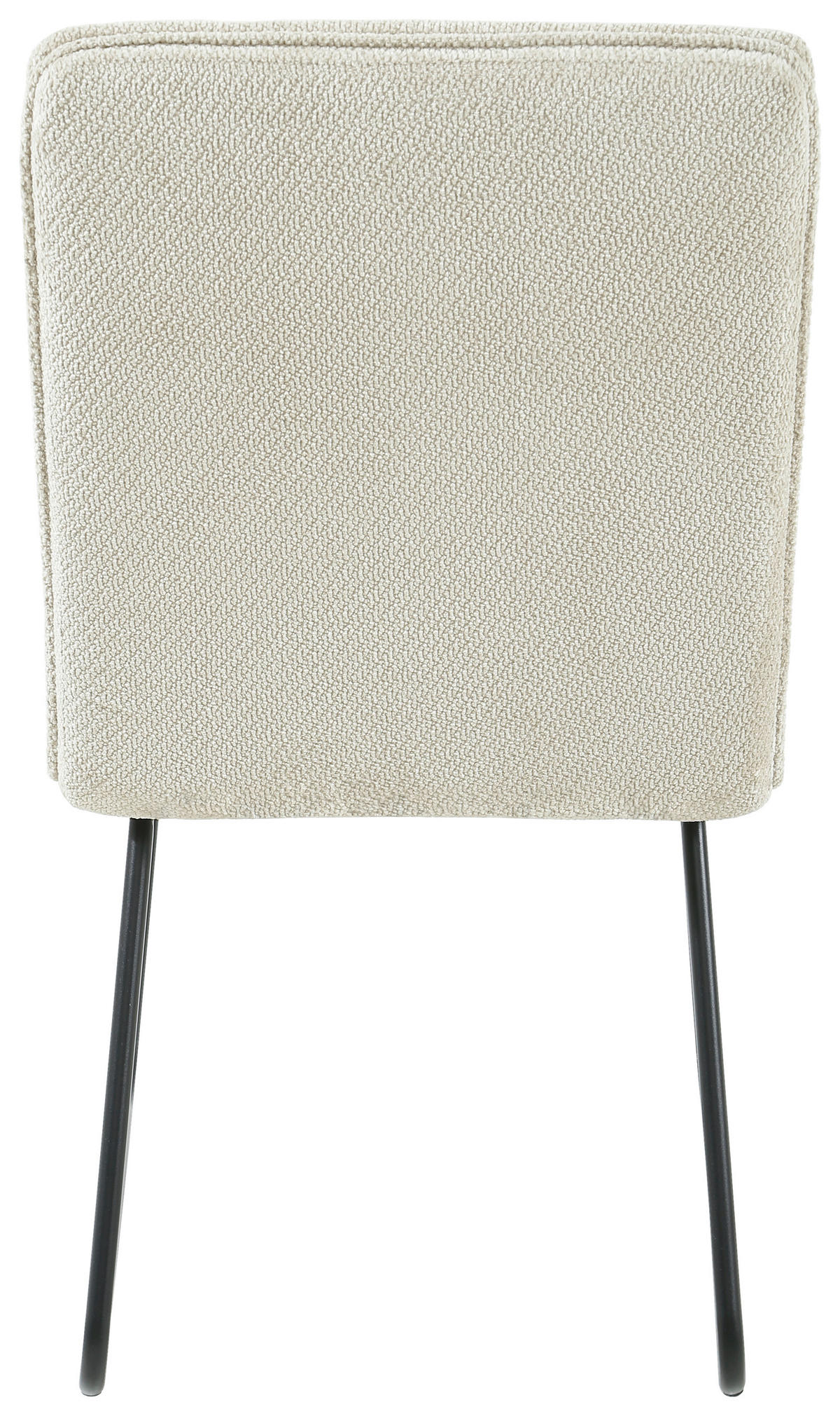 STUHL - Beige/Schwarz, Design, Textil/Metall (49/87,5/64,5cm) - Carryhome