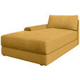 BIGSOFA Cord Senfgelb  - Senfgelb/Schwarz, MODERN, Kunststoff/Textil (117/93/190cm) - Carryhome