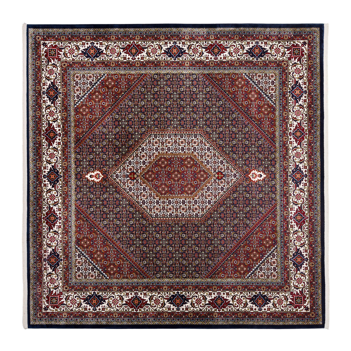 WEBTEPPICH 200/200 cm Mithras Bidjar Blau  - Blau, LIFESTYLE, Textil (200/200cm) - Novel