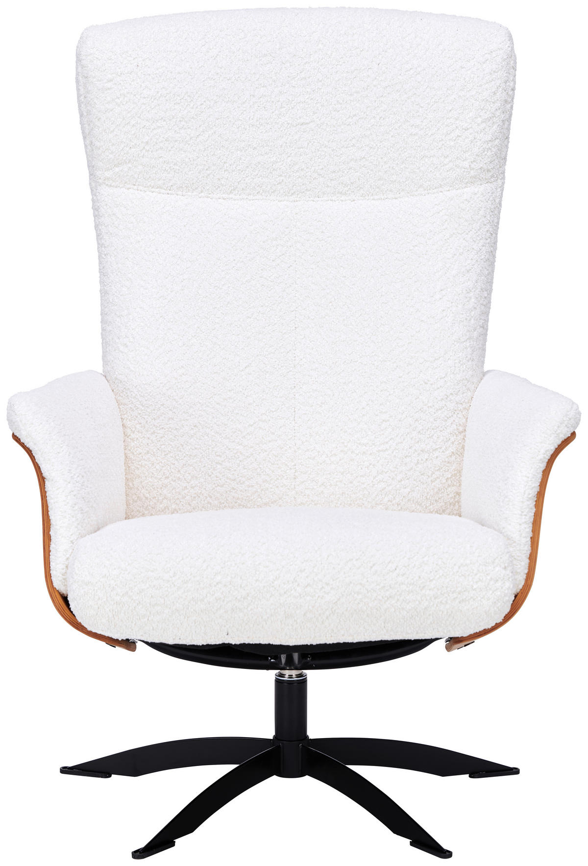 RELAXSESSEL in Holz, Textil Creme  - Creme/Schwarz, Design, Holz/Textil (71/104/77cm) - Welnova