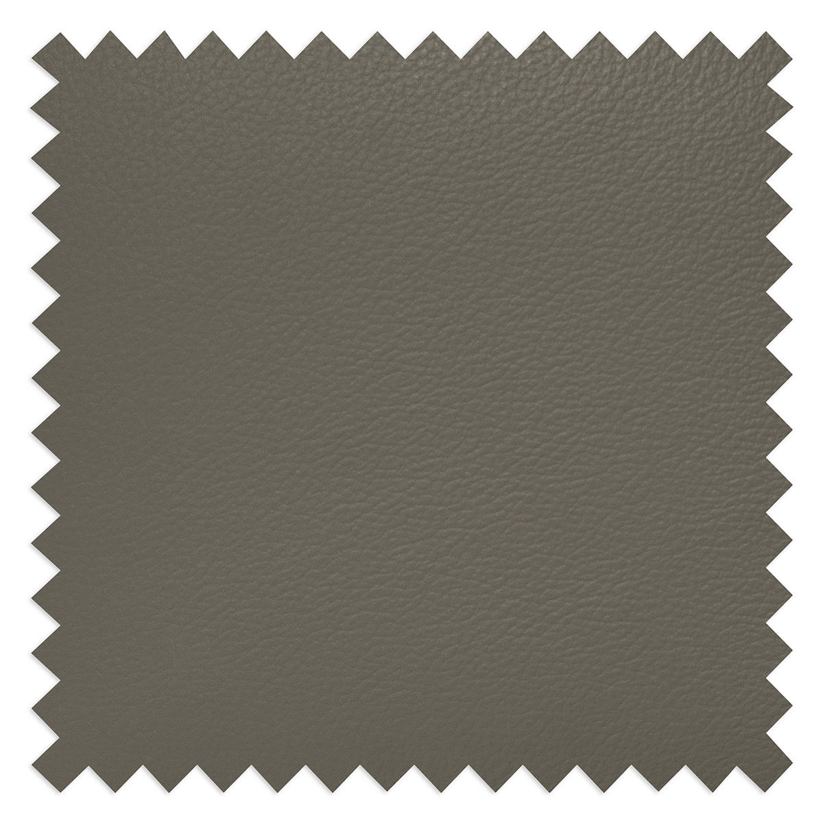 ECKSOFA Lederlook Echtleder Schlammfarben  - Chromfarben/Schlammfarben, Design, Leder/Textil (252/179cm) - Livetastic