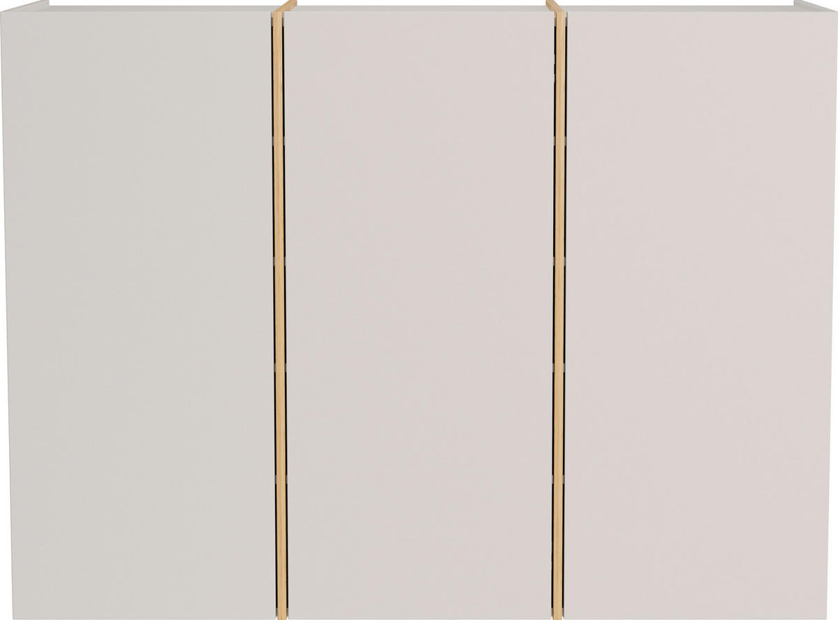 SCHUHSCHRANK Eichefarben, Kaschmir  - Kaschmir/Eichefarben, Design, Holzwerkstoff/Kunststoff (138/103/38cm)