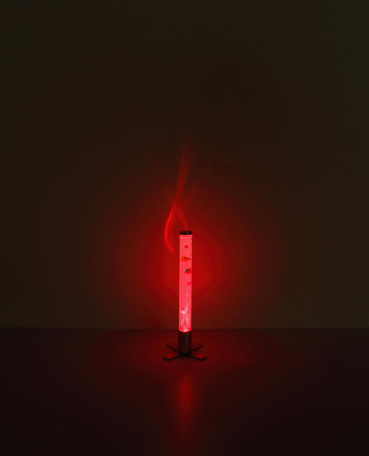 LED-STEHLEUCHTE - Klar/Silberfarben, Basics, Kunststoff (24,6/24,6/61,1cm) - Globo