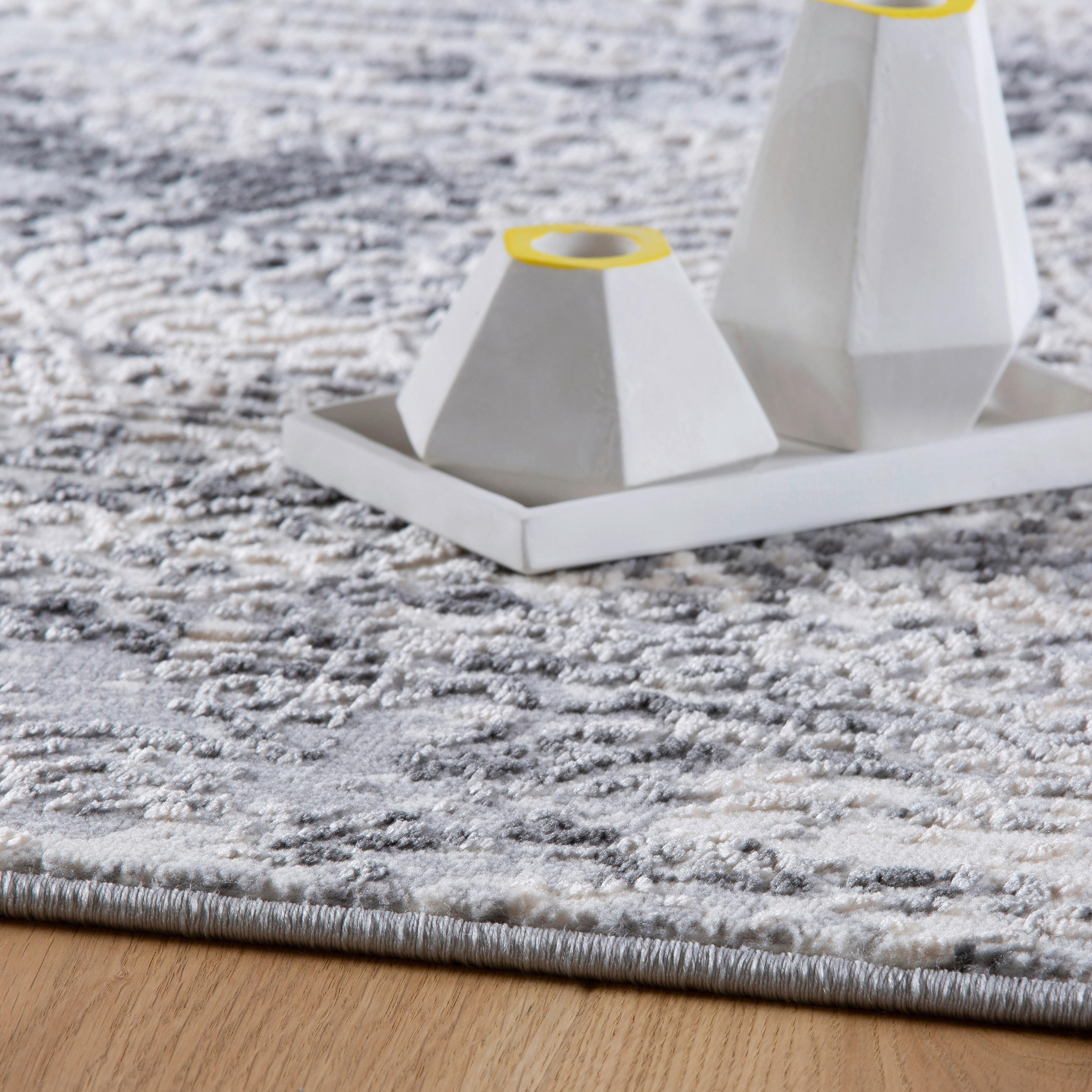 COVOR ȚESUT My Salsa  - gri, Design, textil (200/290cm) - Novel