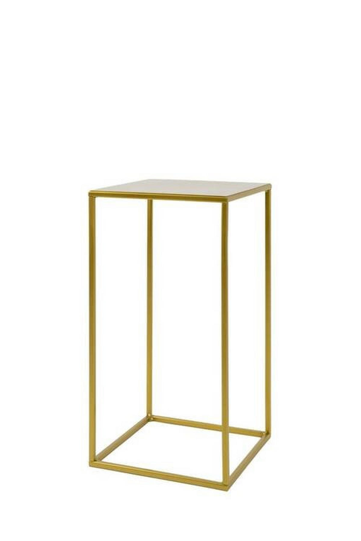 BLUMENSTÄNDER Metall  - Goldfarben, Basics, Metall (25/62/25cm)