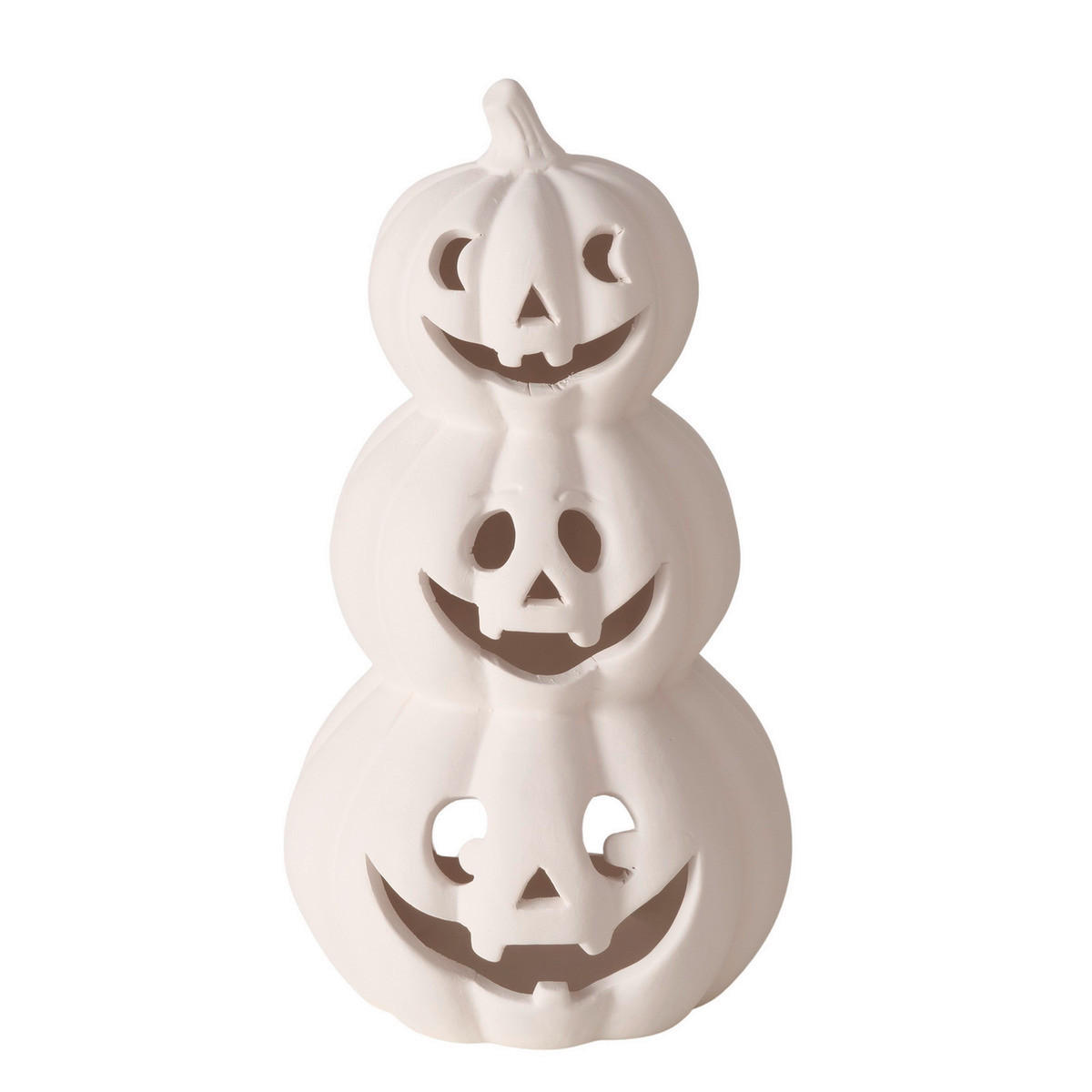 STOJAN NA SVÍČKU  keramika - bílá, Basics, keramika (14/25cm)