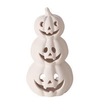 STOJAN NA SVÍČKU  keramika - bílá, Basics, keramika (14/25cm)