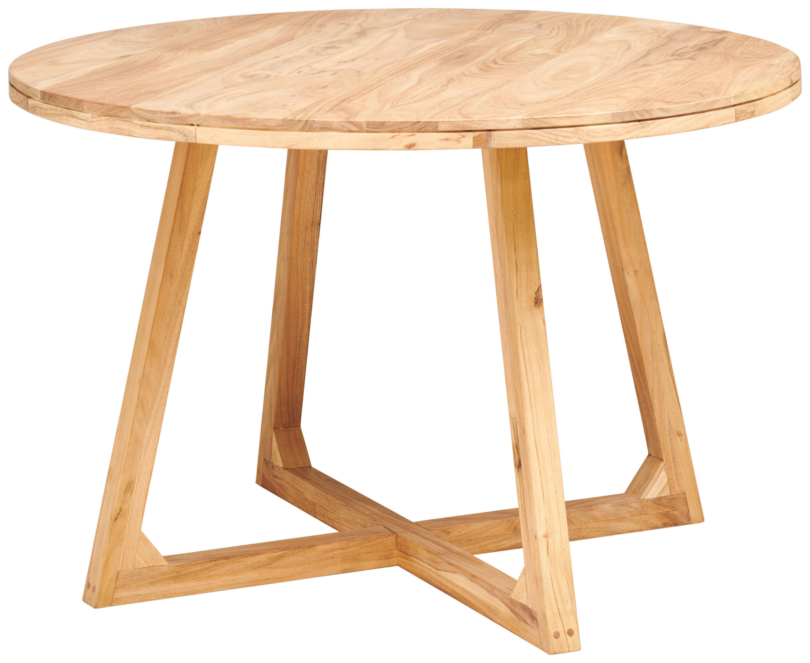 ESSTISCH in Holz  - Akaziefarben, MODERN, Holz (120/76/120cm) - MID.YOU