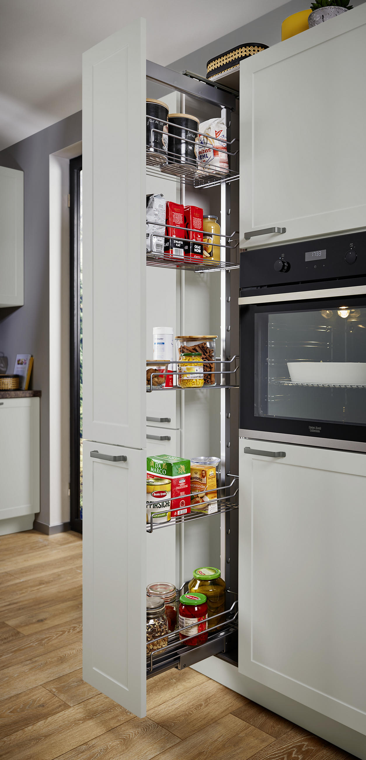 EINBAUKÜCHE DK310  - Grau, Design, Holzwerkstoff - Dieter Knoll