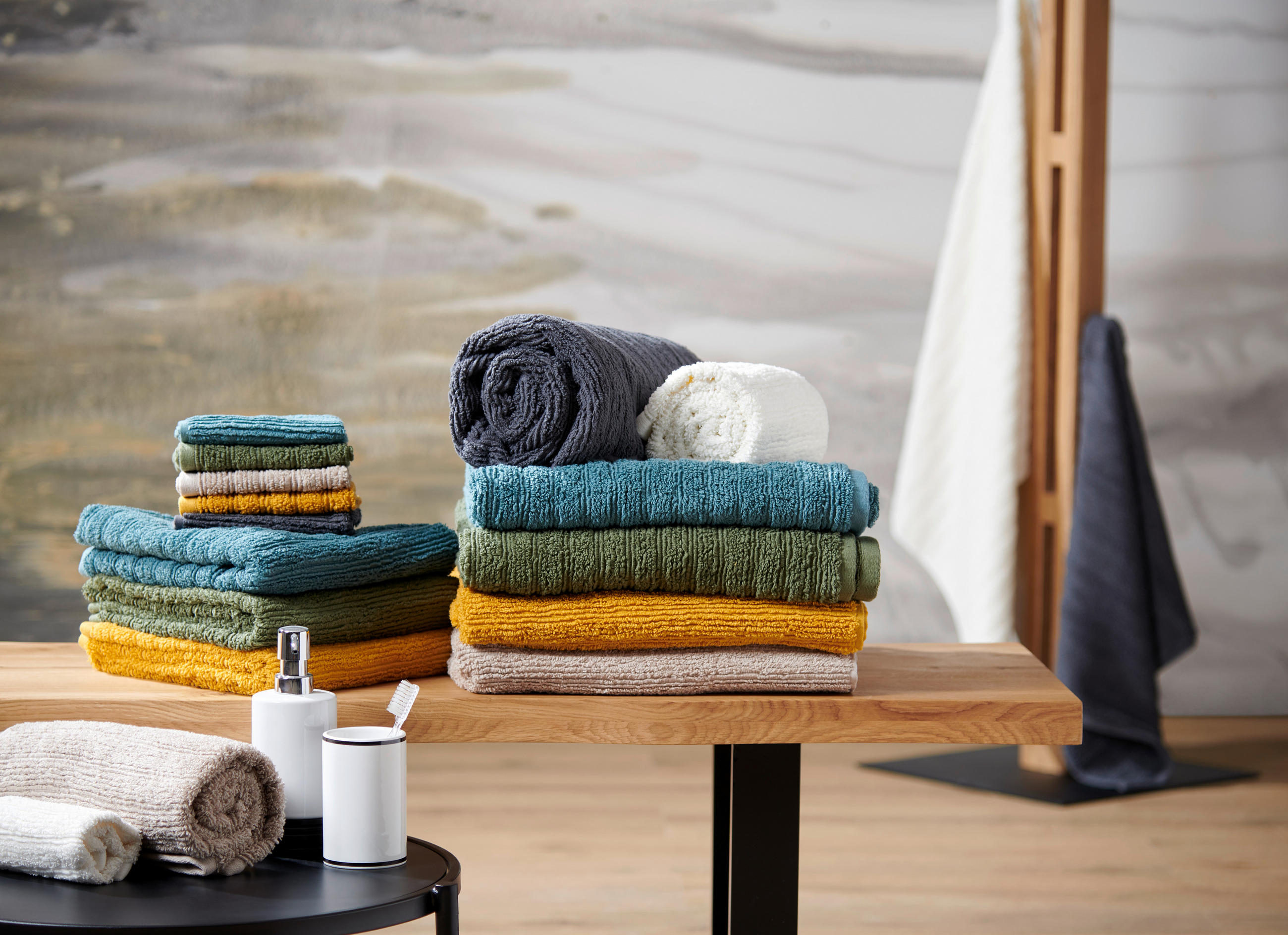 KÉZTÖRLŐ 50/100 cm antracit  - antracit, Basics, textil (50/100cm) - Esposa