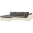 WOHNLANDSCHAFT in Textil Braun, Creme - Creme/Schwarz, Design, Kunststoff/Textil (185/310cm) - Carryhome WOHNLANDSCHAFT in Textil Braun, Creme - Creme/Schwarz, Design, Kunststoff/Textil (185/310cm) - Carryhome