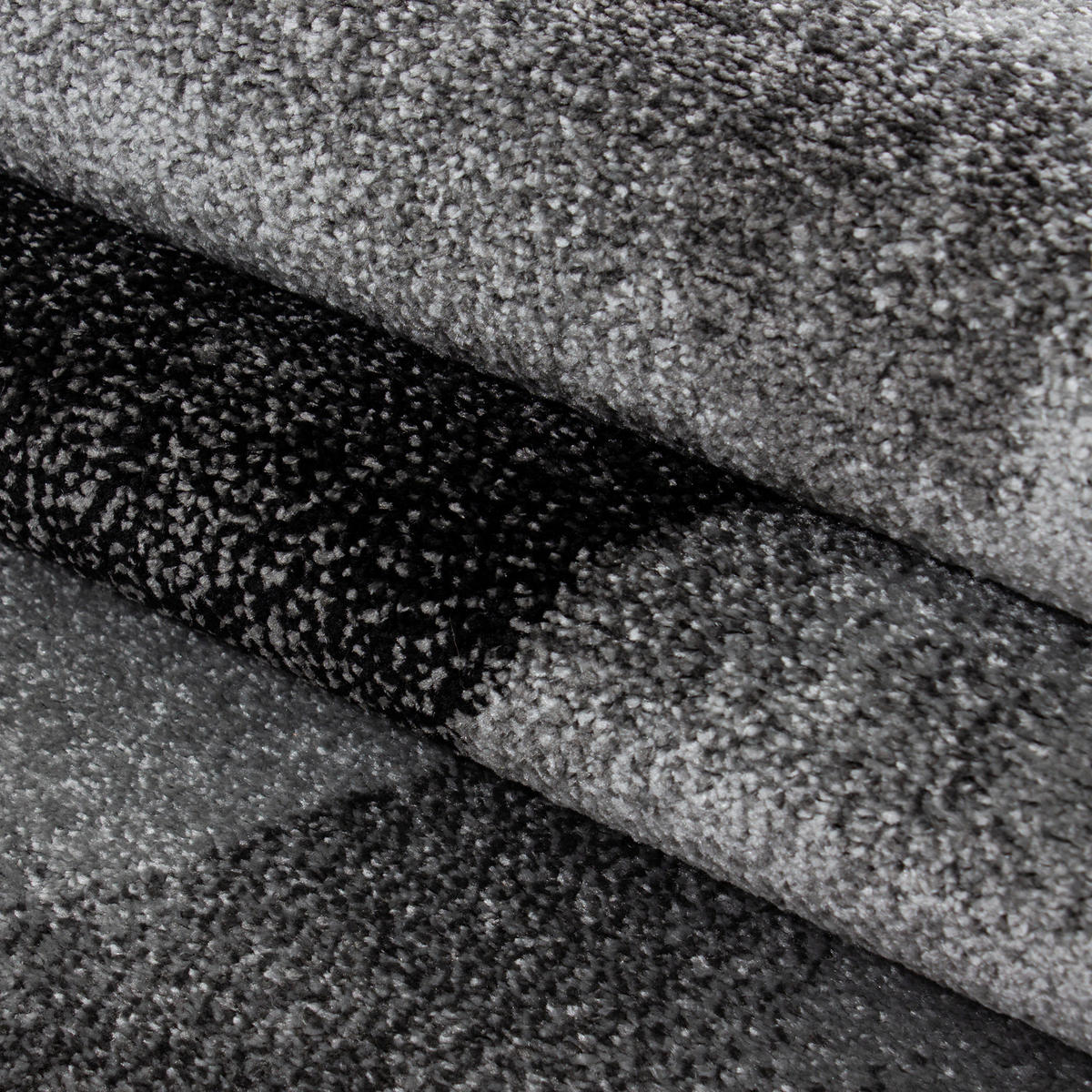 WEBTEPPICH 80/150 cm Lucca 1840 Schwarz  - Schwarz, Trend, Textil (80/150cm)