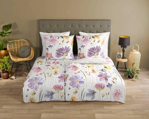 WENDEBETTWÄSCHE Kate Renforcé 135/200 cm  - Multicolor, Natur, Textil (135/200cm)