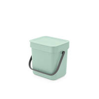 ABFALLEIMER SORT & GO 3 L  - Jadegrün, Basics, Kunststoff (18.8/18.1/13.9cm) - Brabantia