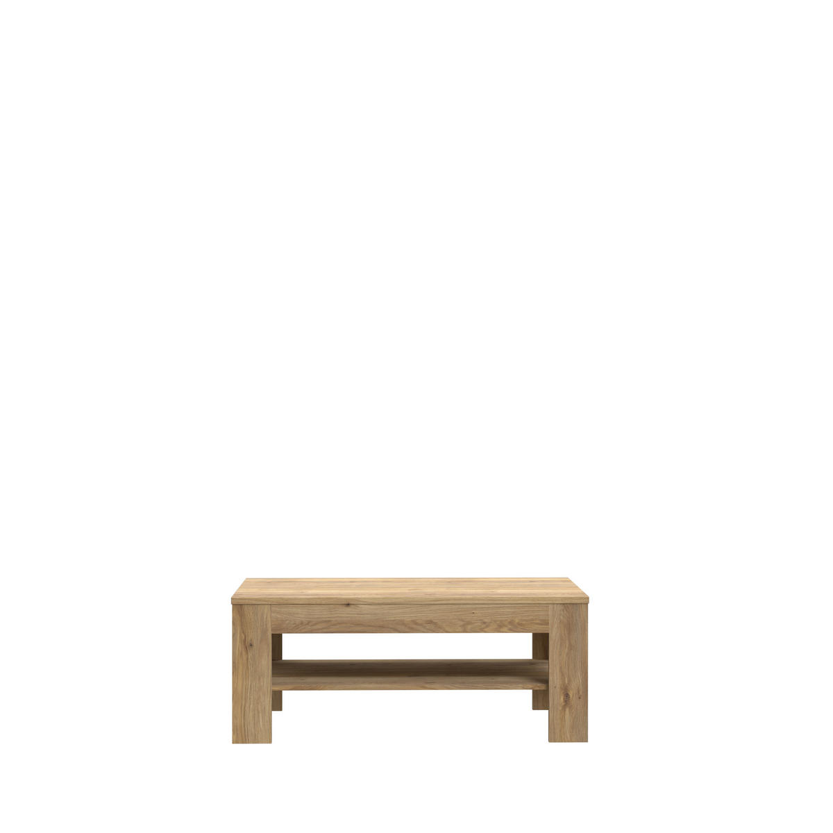 KLUBSKA MIZA, 110/45,5/60 cm barve hrasta  - barve hrasta, Design, leseni material (110/45,5/60cm) - Hom`in