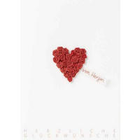 KARTE  - Rot, Basics, Papier (17.9/12.3/0.1cm) - Räder