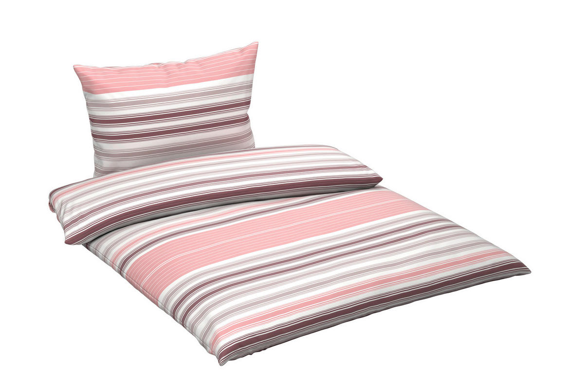 BETTWÄSCHE Satin 140/200 cm  - Rosa, KONVENTIONELL, Textil (140/200cm) - Esposa