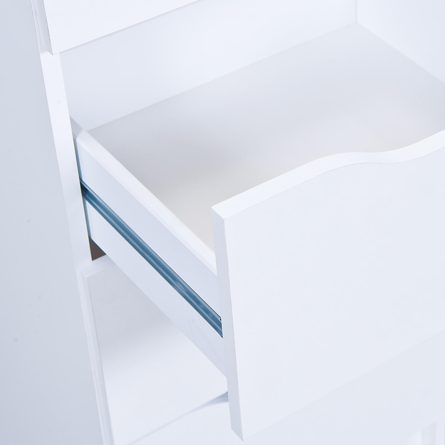 NACHTTISCH 41/50/40 cm  in Weiss  - Weiss, Modern, Holzwerkstoff (41/50/40cm) - MID.YOU