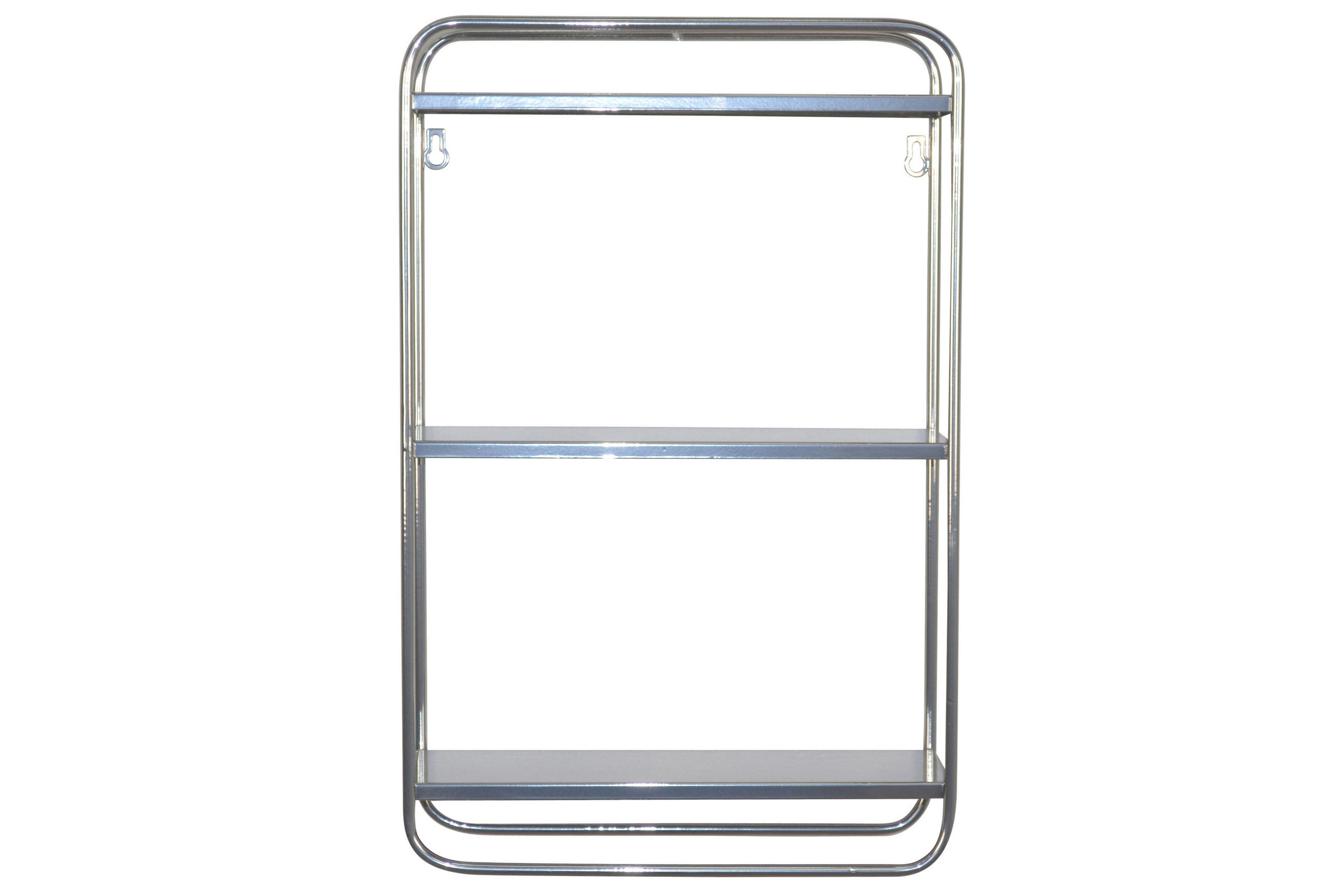 WANDREGAL Silberfarben  - Silberfarben, Design, Metall (36/56/15cm) - MID.YOU