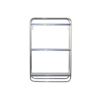 WANDREGAL Silberfarben  - Silberfarben, Design, Metall (36/56/15cm) - MID.YOU