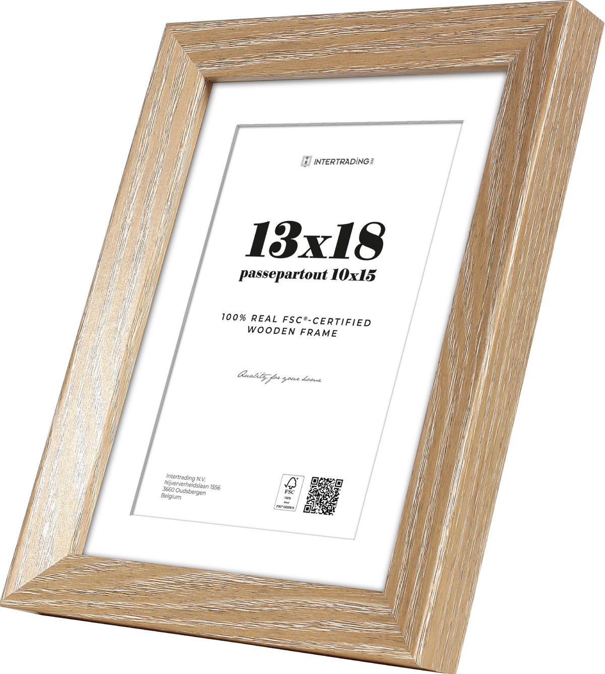 BILDERRAHMEN in Eichefarben  - Eichefarben, Basics, Holzwerkstoff (16,2/21,2/2,7cm)