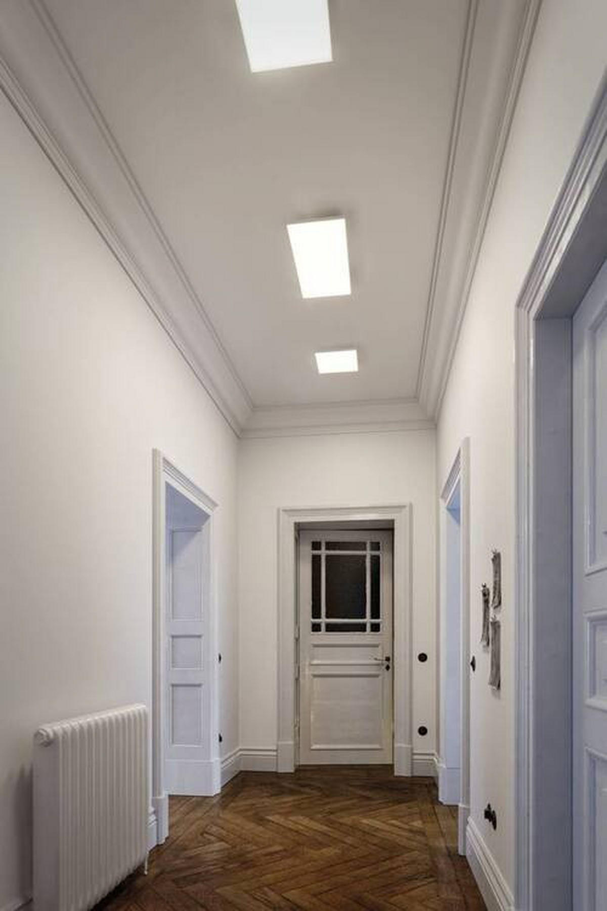 LED-PANEEL 59,5/5,0/59,5 cm   - Weiß, Basics, Metall (59,5/5,0/59,5cm) - Paulmann