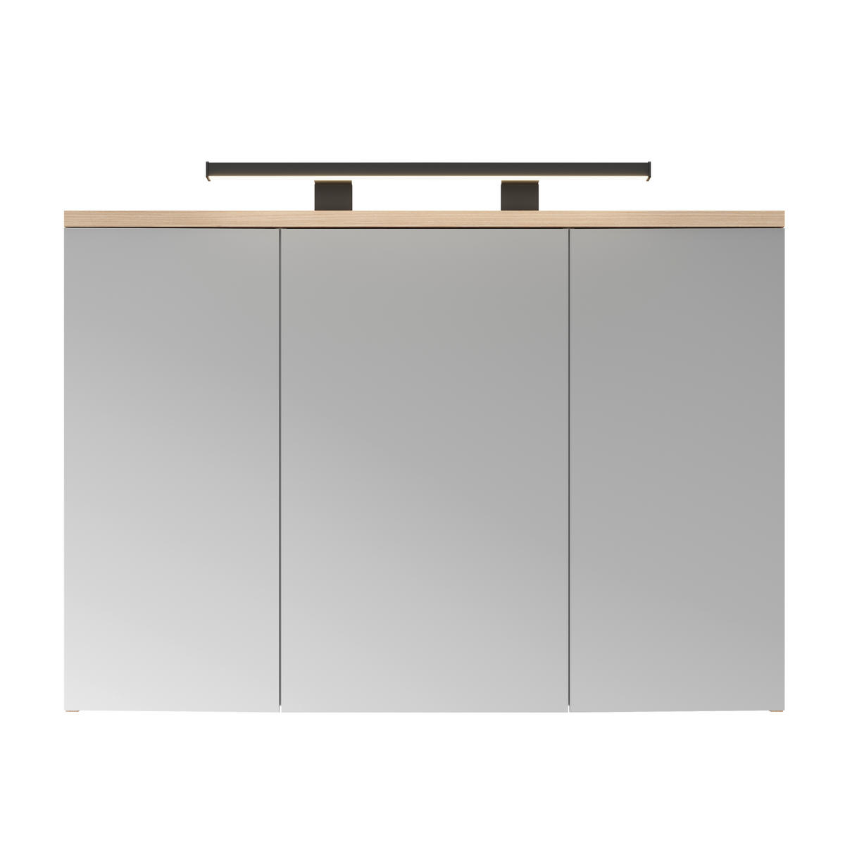 OMARA Z OGLEDALOM 100/70/20 cm  - Basics, steklo/leseni material (100/70/20cm) - Ti'me