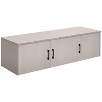 AUFSATZSCHRANK 157/43/54 cm  - Kaschmir/Schwarz, Basics, Holzwerkstoff/Metall (157/43/54cm) - Xora