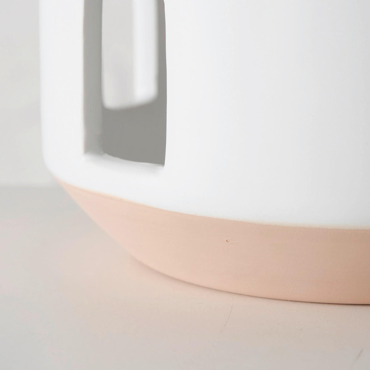 WINDLICHT Weiß 18/12 cm  - Weiß, Basics, Keramik (18/12cm) - Boltze Home