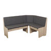 ECKBANK  in Anthrazit, Sonoma Eiche  - Anthrazit/Sonoma Eiche, KONVENTIONELL, Holzwerkstoff/Textil (125/89/165cm) - MID.YOU