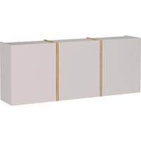 SCHUHSCHRANK Eichefarben, Kaschmir  - Kaschmir/Eichefarben, Design, Holzwerkstoff (138/55/29cm)