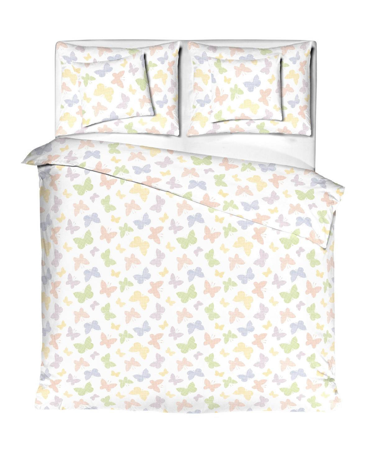 ÁGYNEMŰHUZAT-GARNITÚRA 220/200 cm  - színes, Basics, textil (220/200cm)
