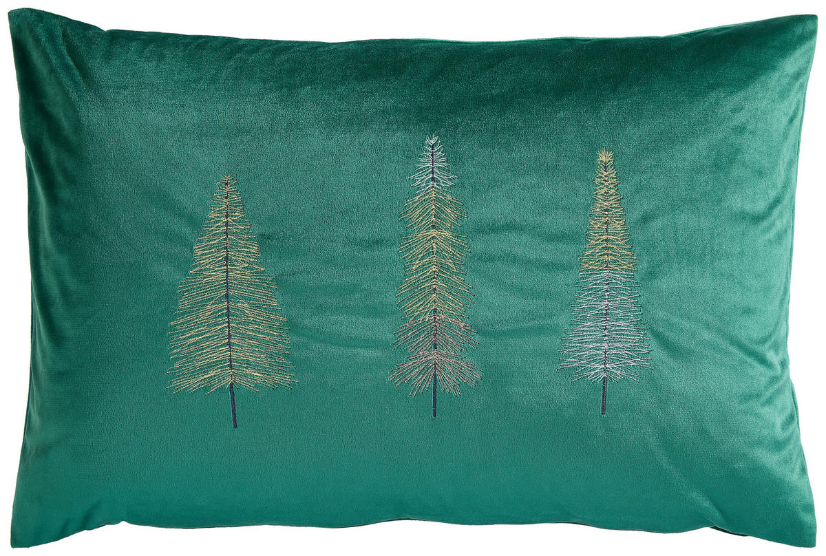KISSENHÜLLE 40/60 cm  - Grün, KONVENTIONELL, Textil (40/60cm) - X-Mas