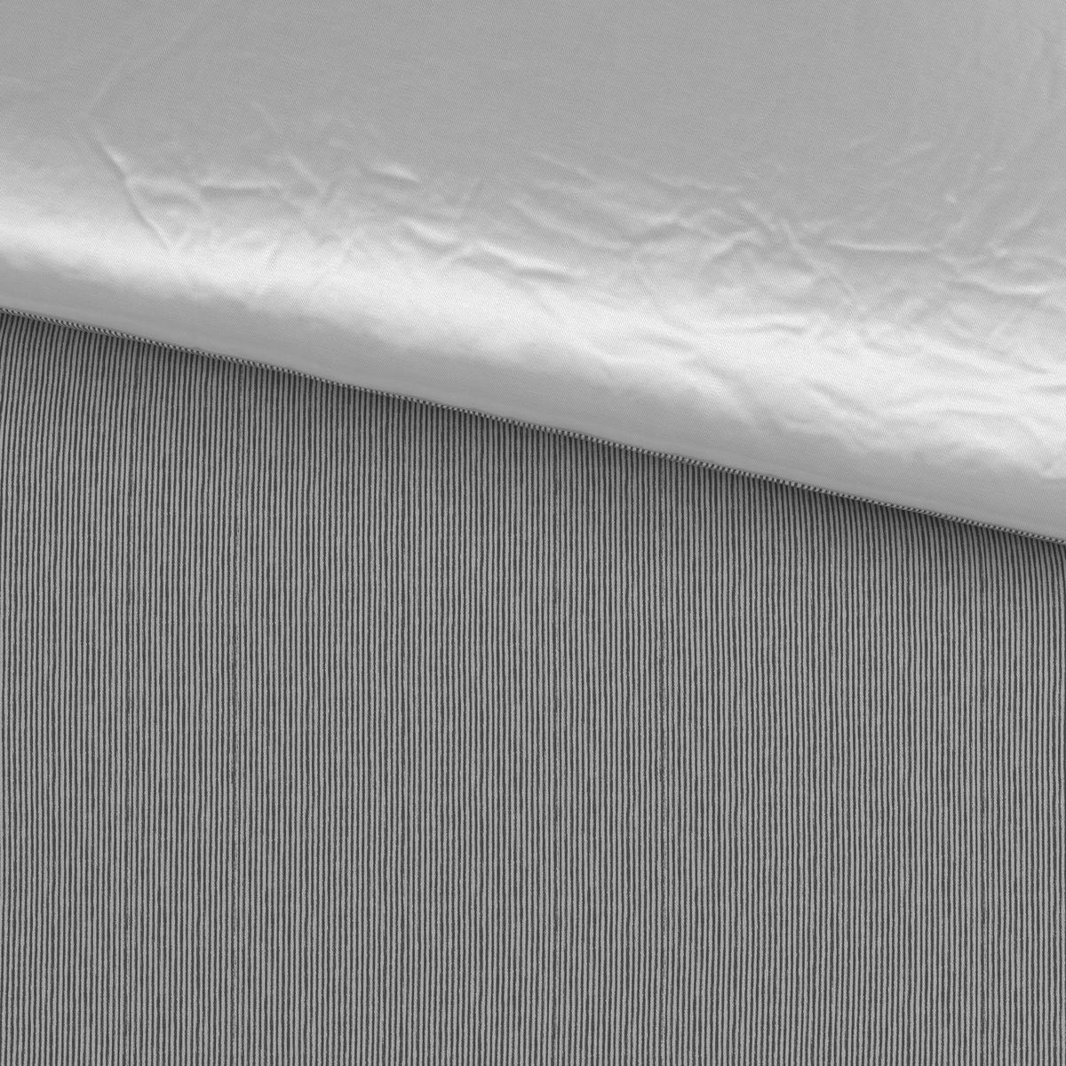 BETTWÄSCHESET Satin 160/210 cm  65 cm/100 cm  - Silberfarben, Textil (160/210cm) - Bio:Vio