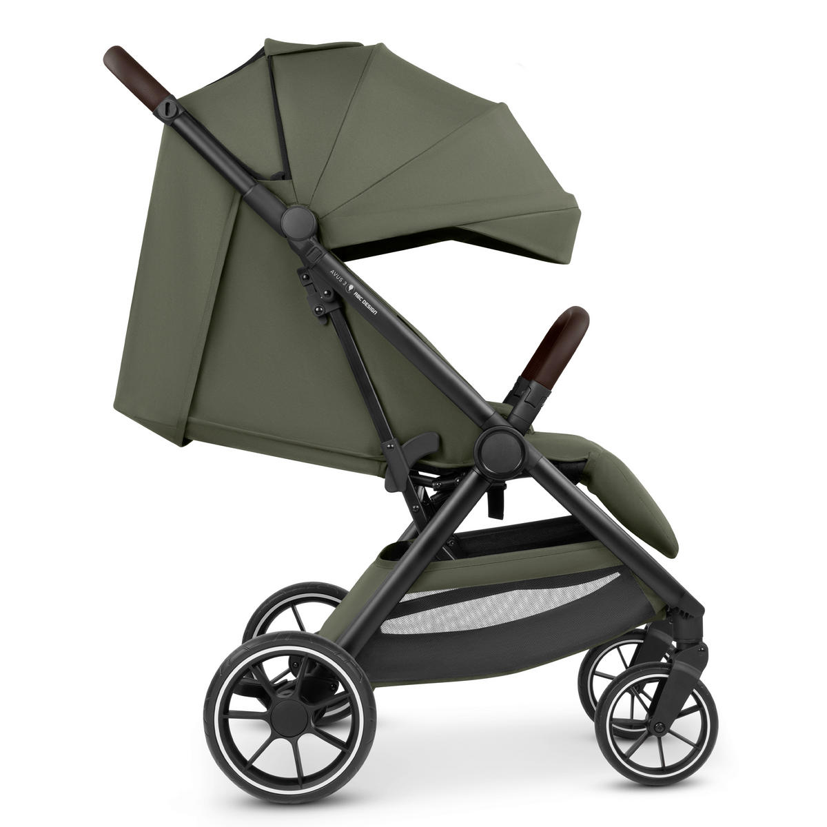 BUGGY Avus 3  - Dunkelgrün/Schwarz, Basics, Textil/Metall (56/111/87cm) - ABC Design