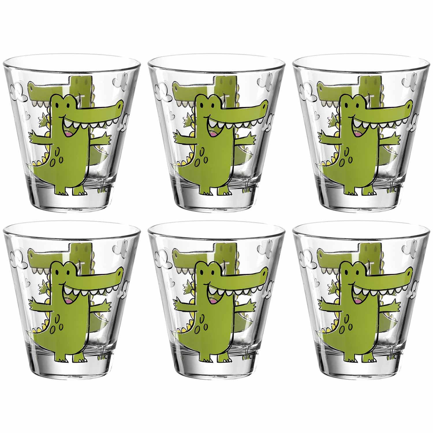 KINDER-GLÄSERSET Bambini 6-teilig  - Transparent, Trend, Glas (8,50/9,00/8,50cm) - Leonardo