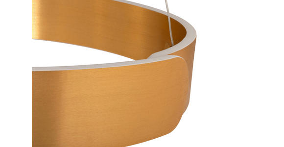 LED-HÄNGELEUCHTE 63/64/150 cm  - Goldfarben, Design, Metall (63/64/150cm) - Dieter Knoll