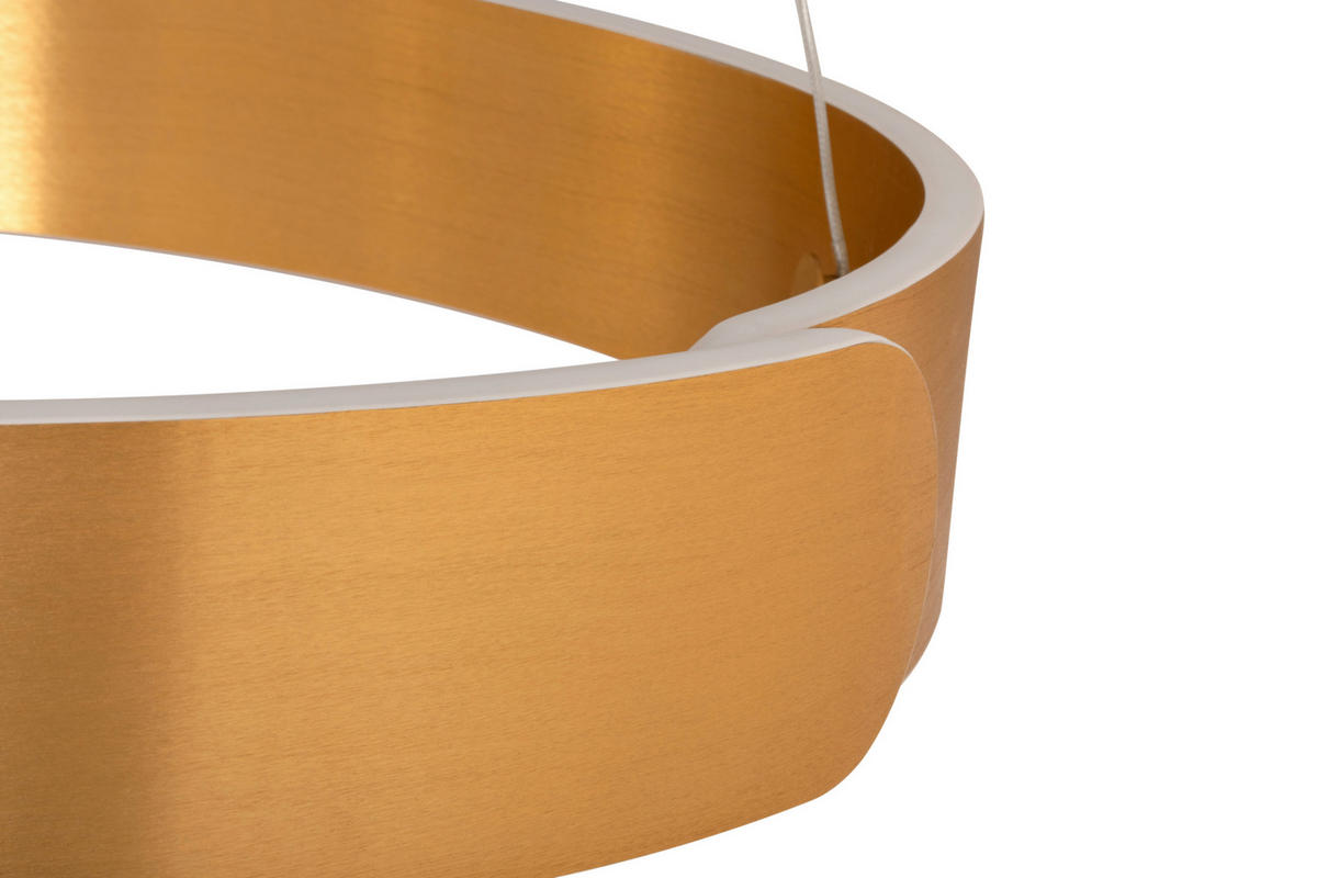 LED-HÄNGELEUCHTE Otis 63/64/150 cm   - Goldfarben, Design, Metall (63/64/150cm) - Dieter Knoll