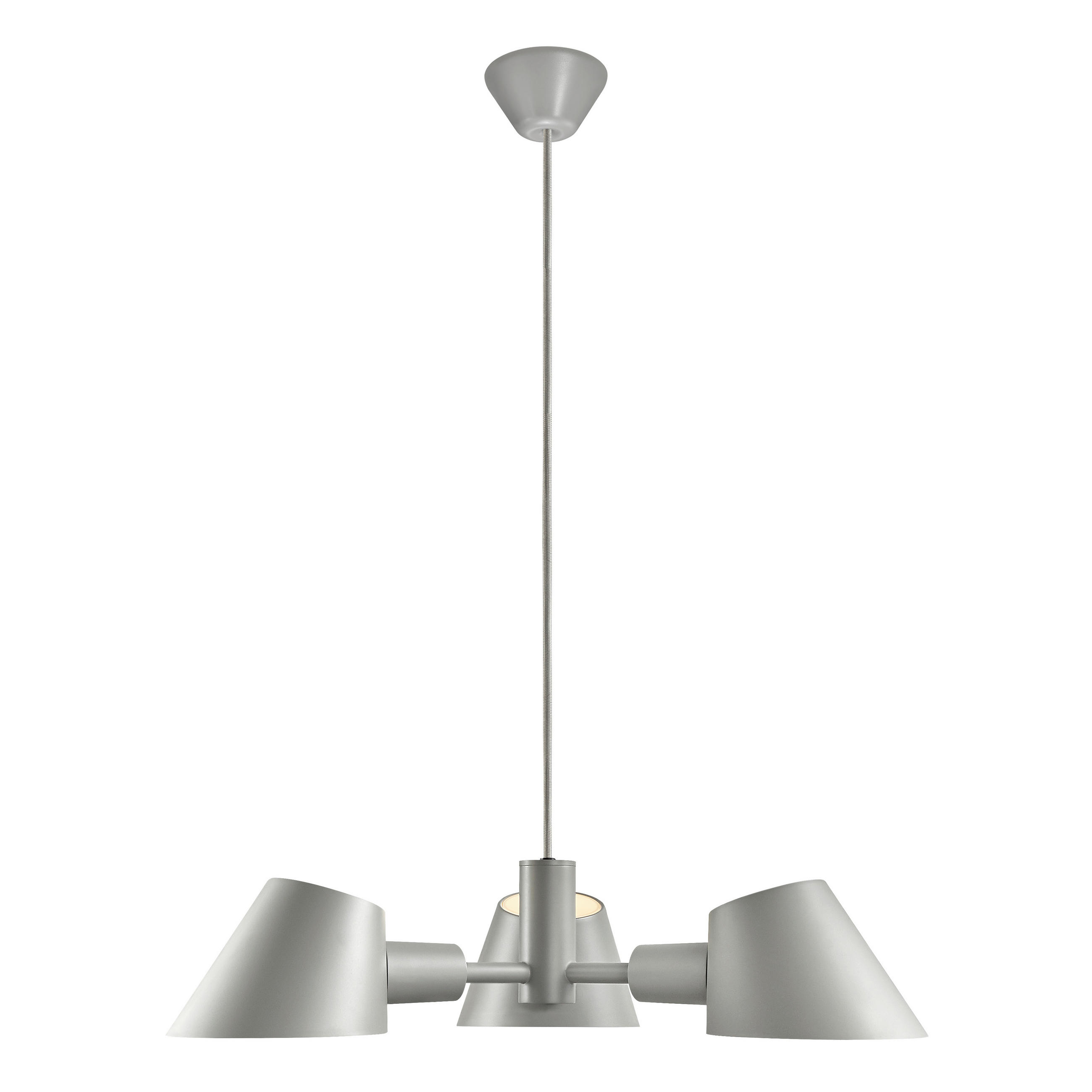 HÄNGELEUCHTE 60/12 cm - Grau, MODERN, Metall (60/12cm) - Nordlux