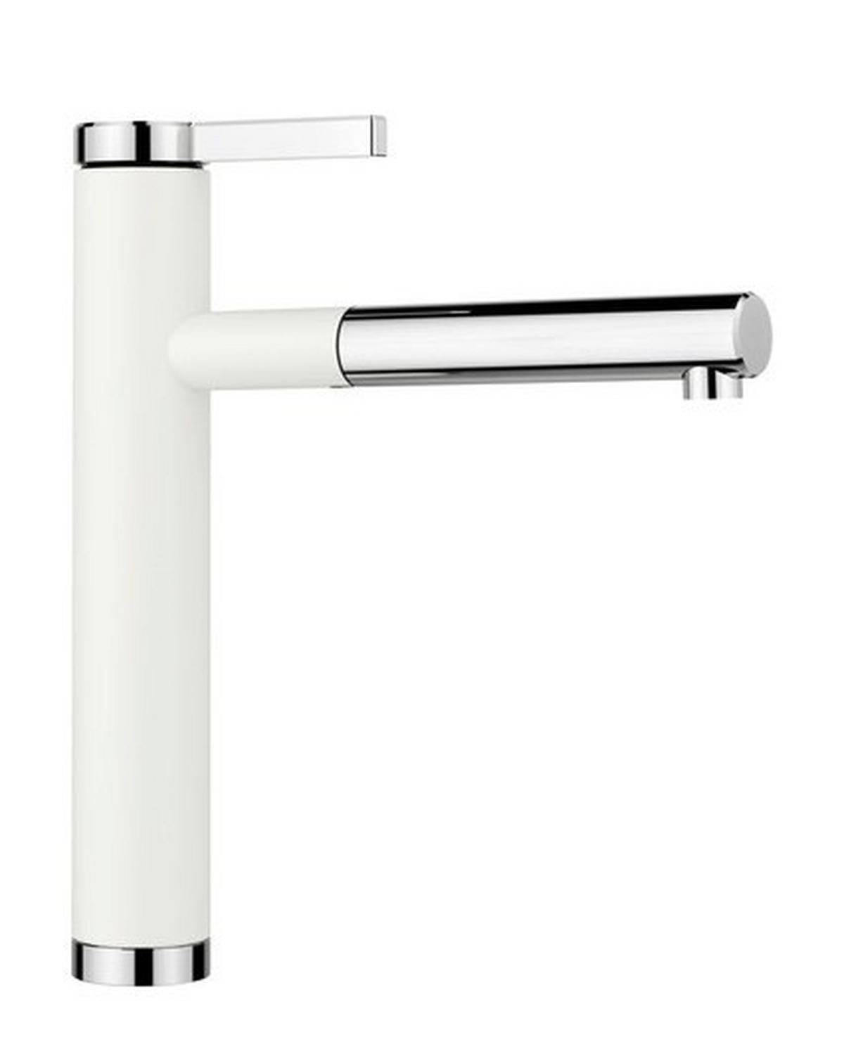 KÜCHENARMATUR 518441  - Chromfarben/Weiß, Basics, Stein/Metall (4,6/28/24,8cm) - Blanco