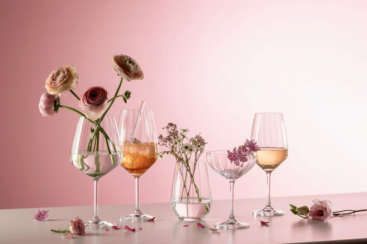 GLÄSERSET Blossom  4-teilig  - Transparent, Design, Glas (9,0/12,7cm) - Schott Zwiesel