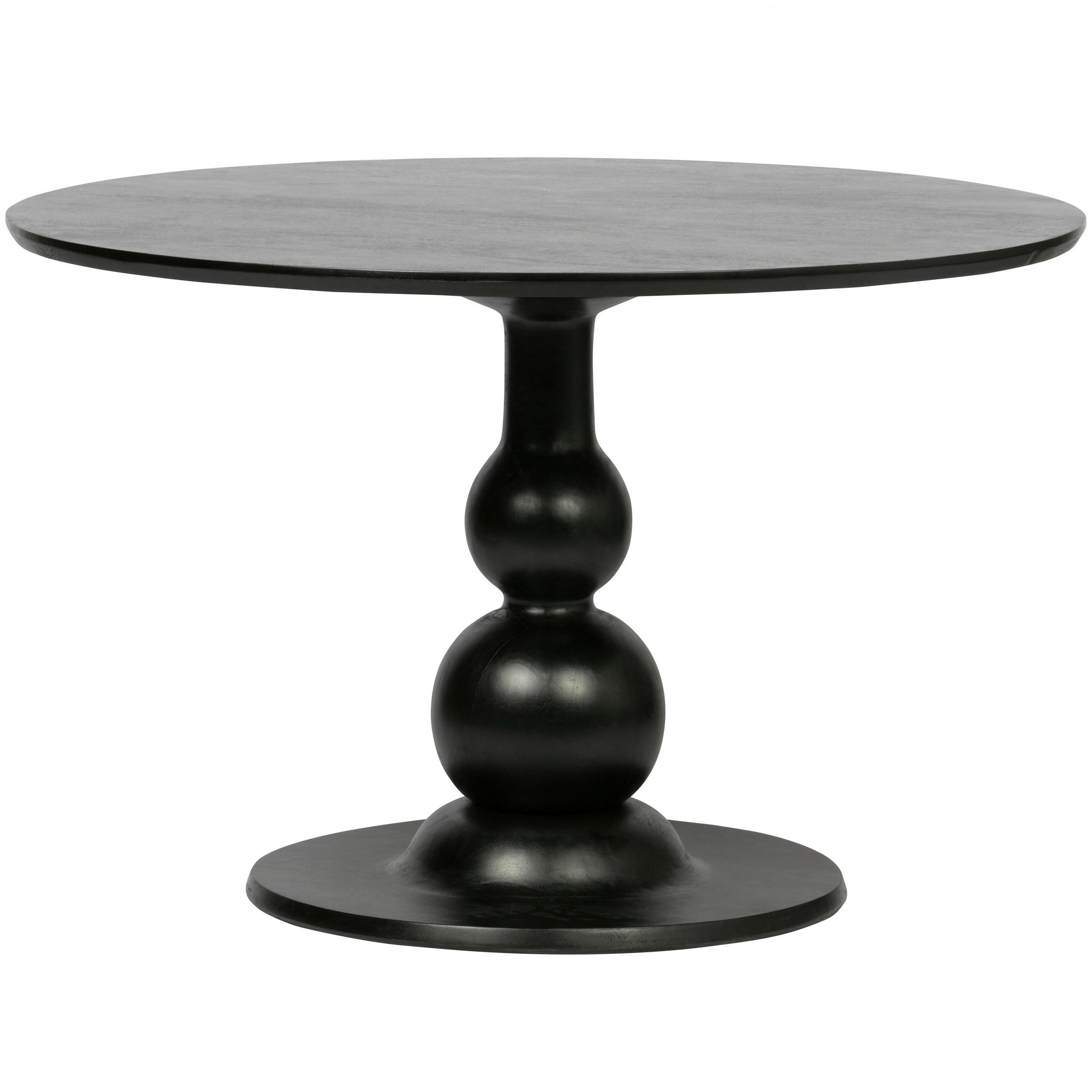ESSTISCH in Holz 120/120/75 cm  - Schwarz, Design, Holz (120/120/75cm) - Livetastic
