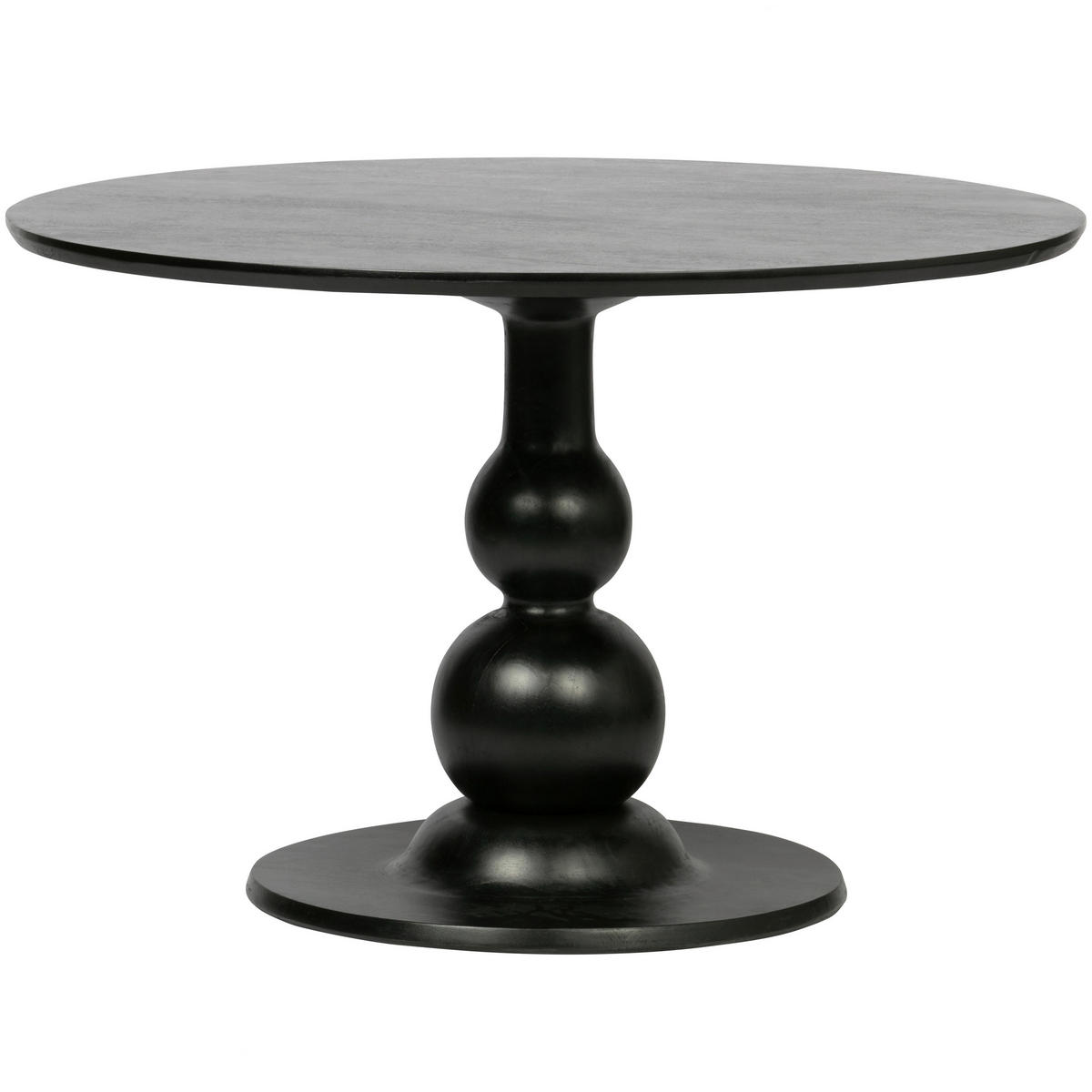 ESSTISCH in Holz 120/120/75 cm  - Schwarz, Design, Holz (120/120/75cm) - Livetastic