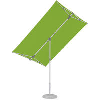 SONNENSCHIRM 210x150 cm Grün  - Silberfarben/Grün, KONVENTIONELL, Textil/Metall (210/150cm) - Suncomfort by Glatz
