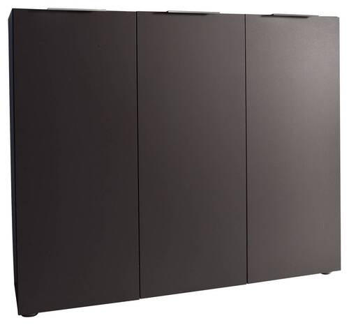 GARDEROBE 3-teilig  in 175/190/39 cm  - Wengefarben/Anthrazit, Design, Holzwerkstoff (175/190/39cm) - Carryhome