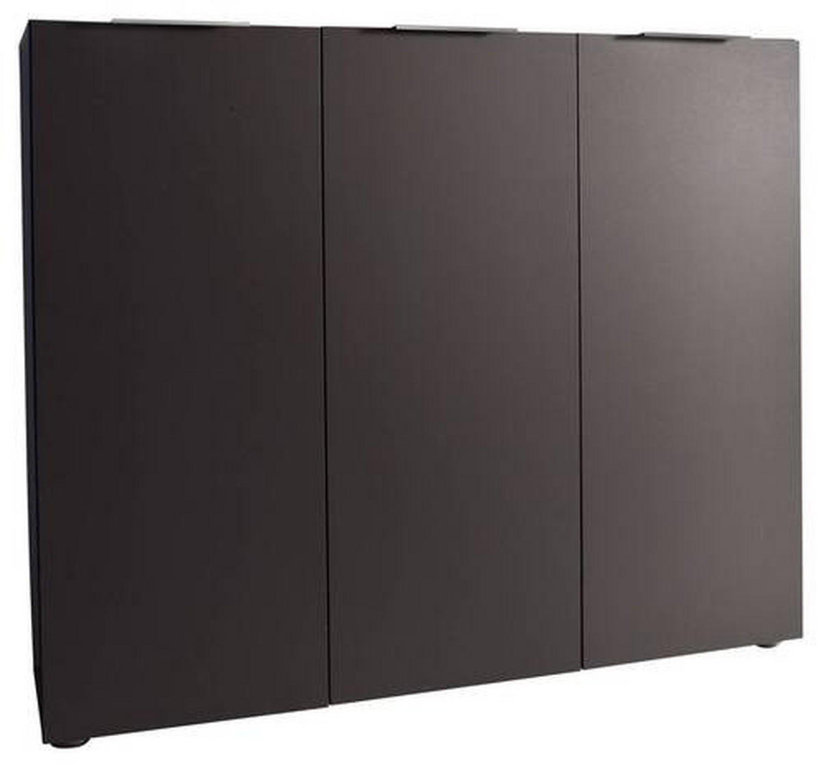 GARDEROBE 3-teilig  in 175/190/39 cm  - Wengefarben/Anthrazit, Design, Holzwerkstoff (175/190/39cm) - Carryhome