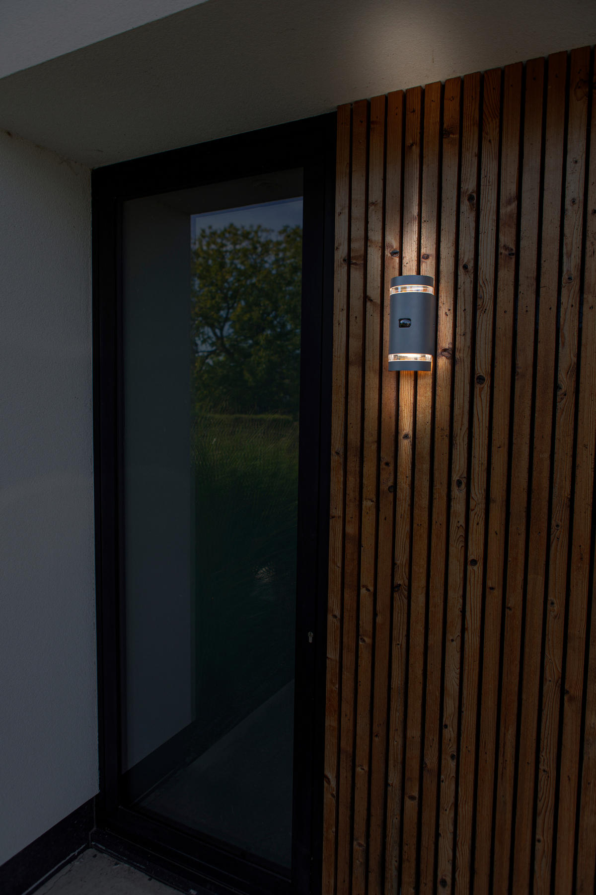 LED-AUßENLEUCHTE 11/9,6/23,9 cm   - Anthrazit, Design, Metall (11/9,6/23,9cm)