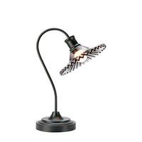 TISCHLEUCHTE Novia 21,5/41,5/27,5 cm  - Schwarz/Grau, Basics, Glas/Metall (21,5/41,5/27,5cm) - Markslöjd