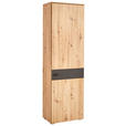 GARDEROBE 4-teilig  in 180/198/38 cm  - Anthrazit/Eiche Artisan, KONVENTIONELL, Holzwerkstoff (180/198/38cm) - Carryhome